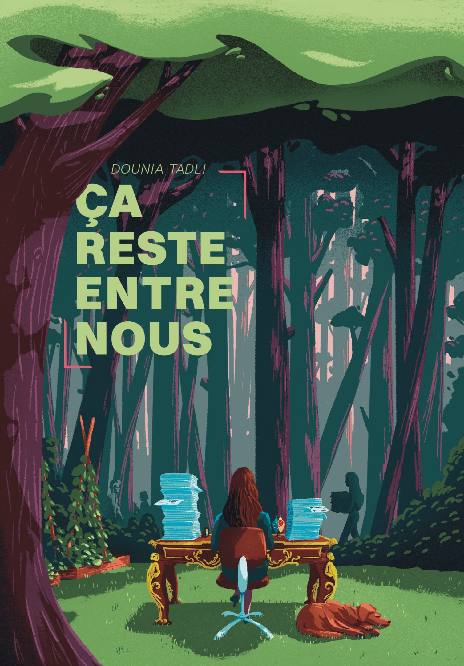 Book Cover illustrated by Jason Dejaegere for the Ca reste entre nous