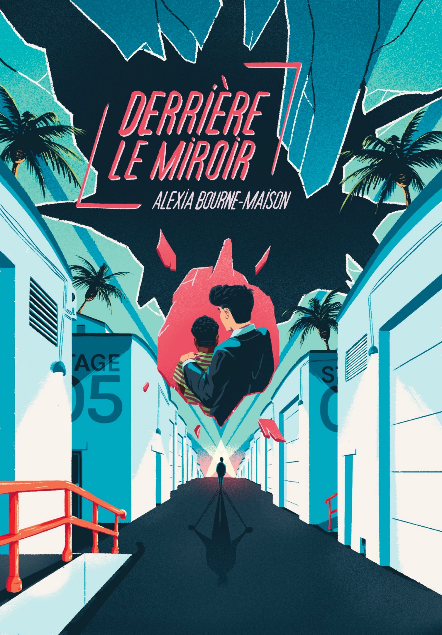 Book Cover illustrated by Jason Dejaegere for Derrière le miroir