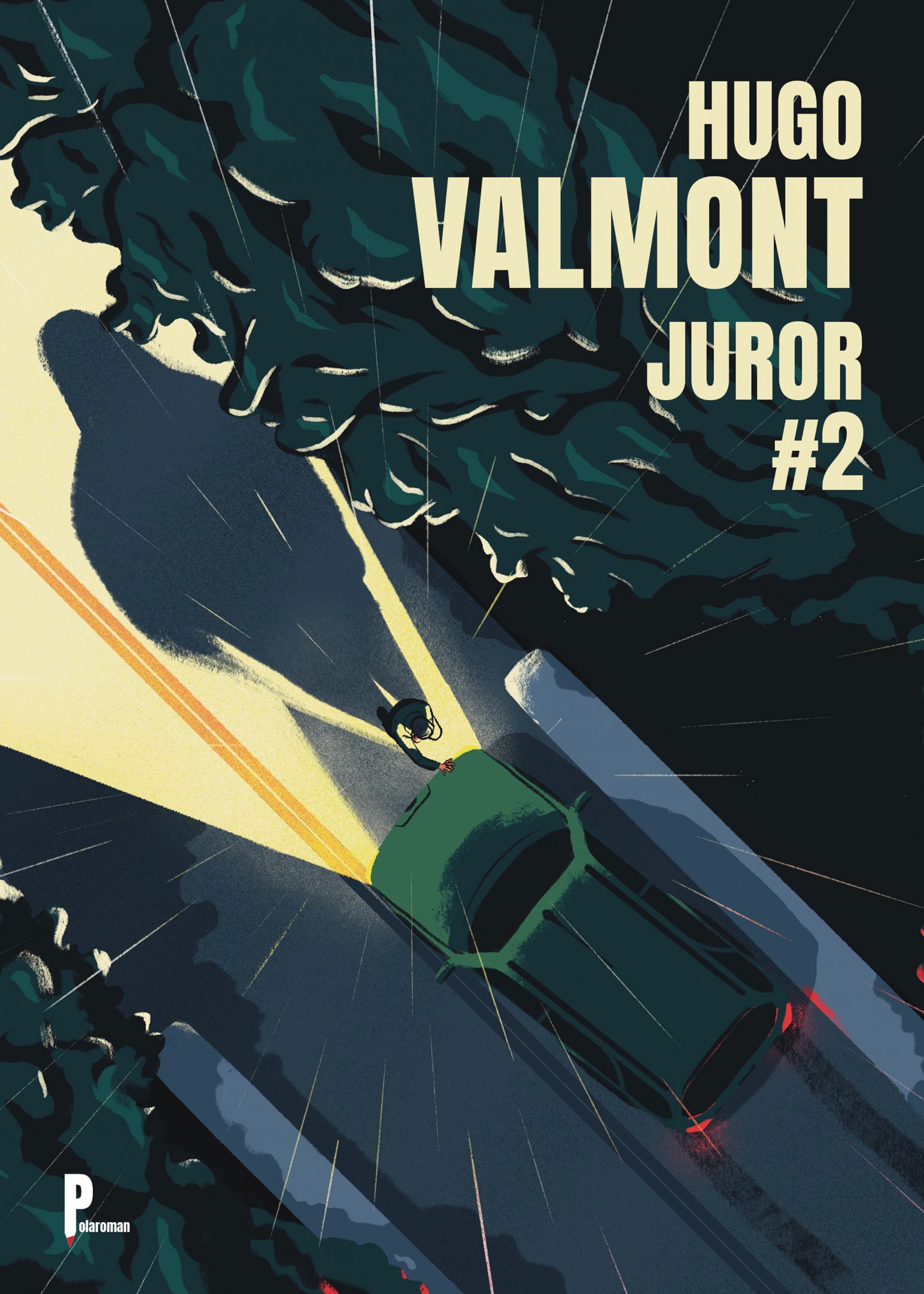 Book cover of the novel Juror #2 illustrated by Jason Dejaegere from a scene of the movie